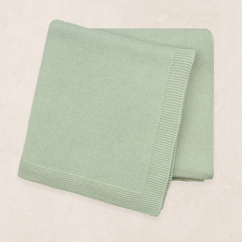 Knit Blanket - Sage
