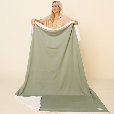 Cozy Blanket - Sage - Adult/Throw
