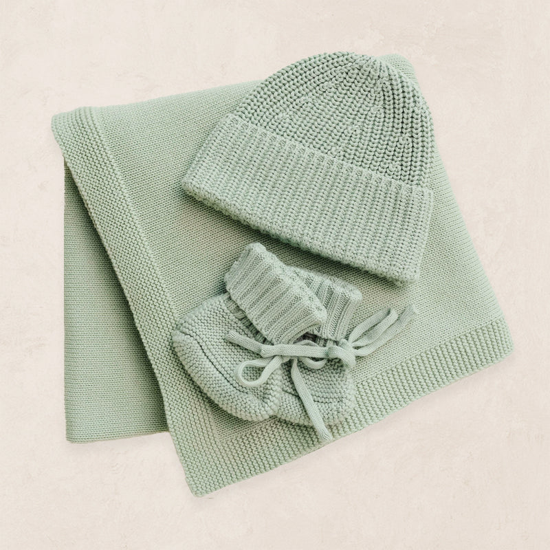 Knit Beanie Bundle - Sage