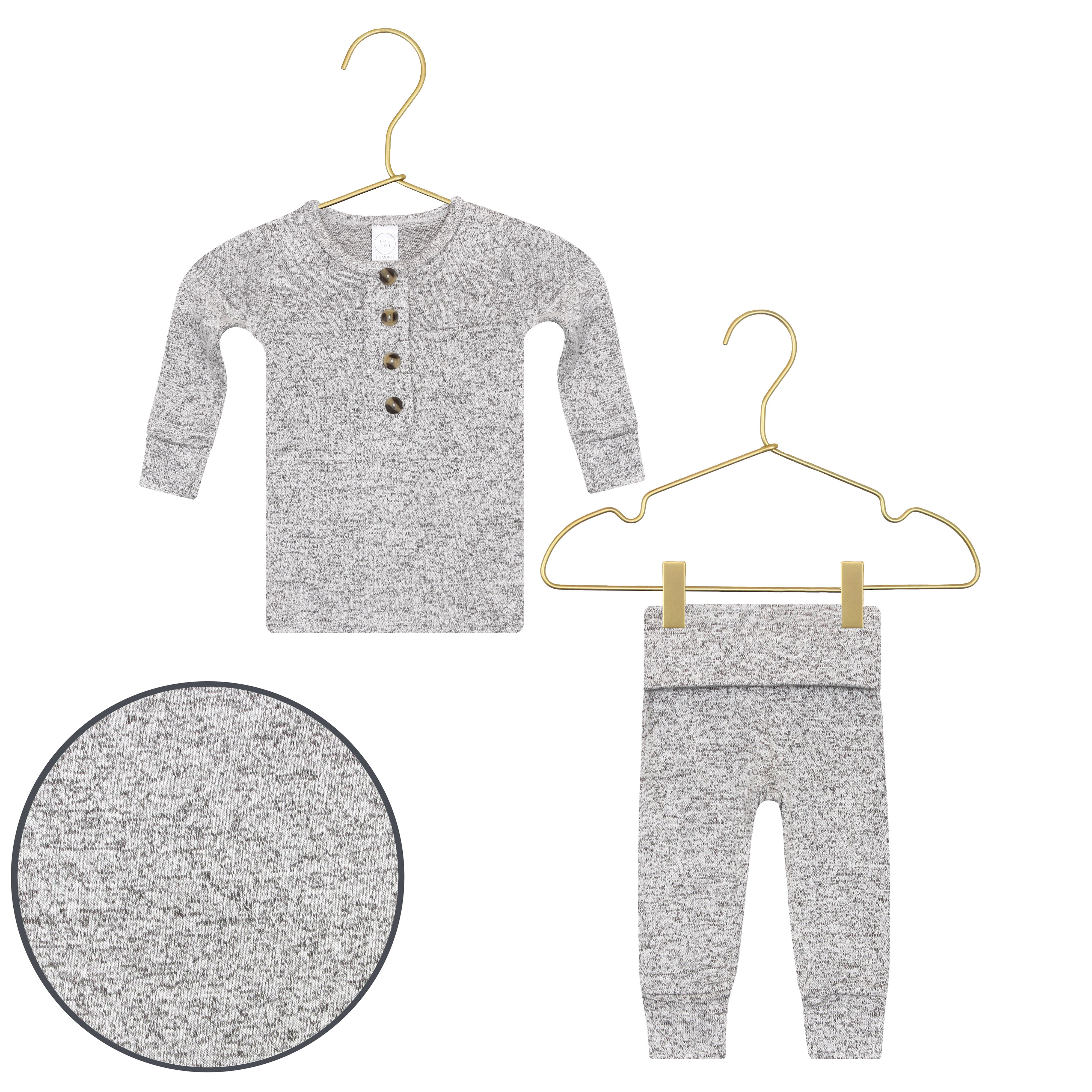 Sam Plush Knit Top + Bottoms