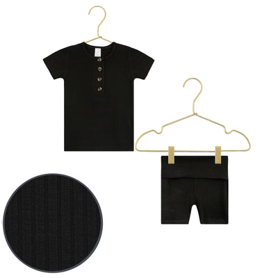 Saylor Ribbed Shortie Set