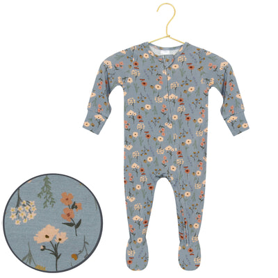 Scarlet Zipper Footies