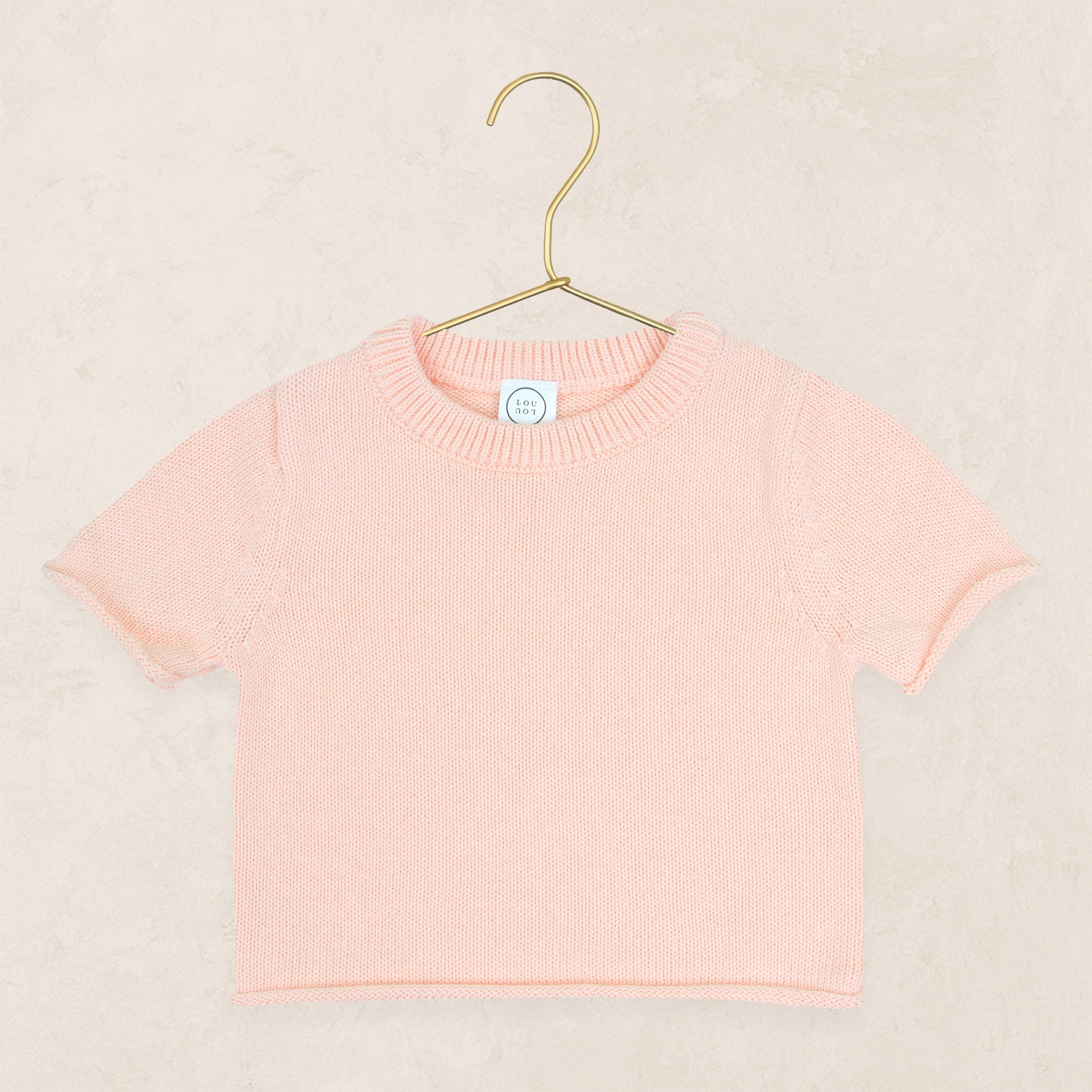 Knit Short Sleeve Tee - Ballet