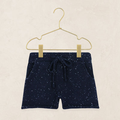 Knit Shorts - Navy Speckle