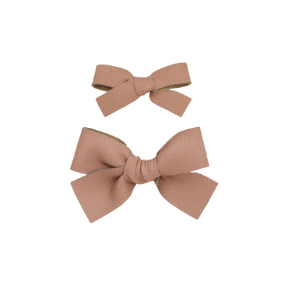 Leather - Sienna Bow Clip