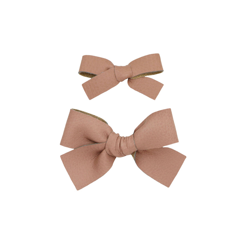 Leather - Sienna Bow Clip