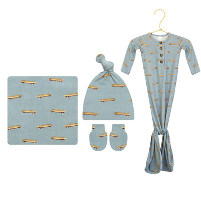 Van Newborn Hat Bundle (Gown)