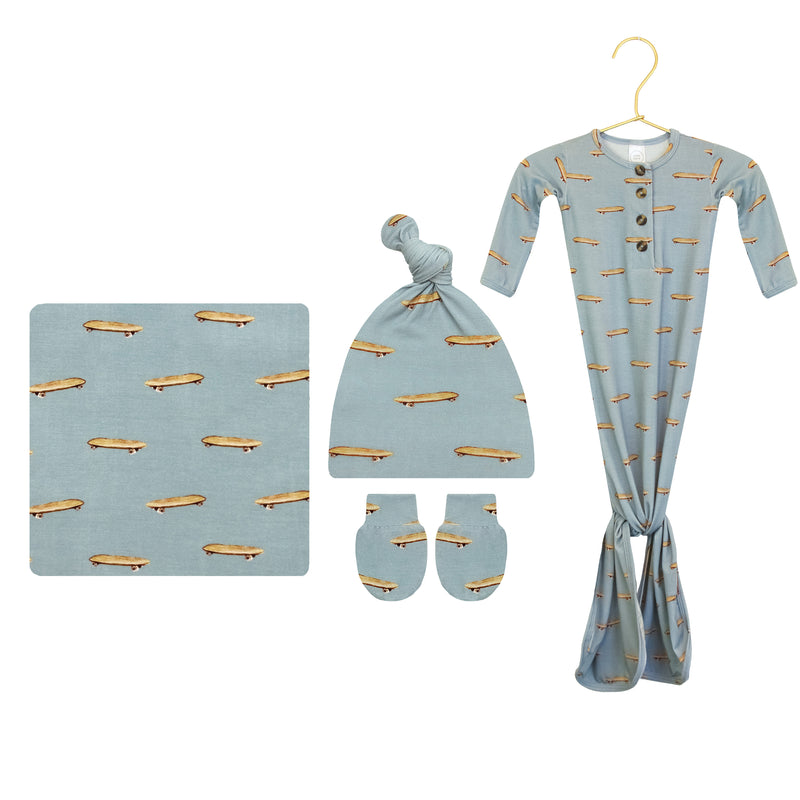 Van Newborn Hat Bundle (Gown)