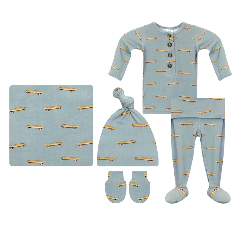 Van Newborn Hat Bundle (Top + Bottom)