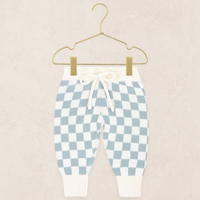 Knit Jogger Pant - Steele Checkered