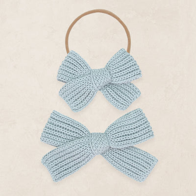 Sweater Bow - Steele Chunky Knit