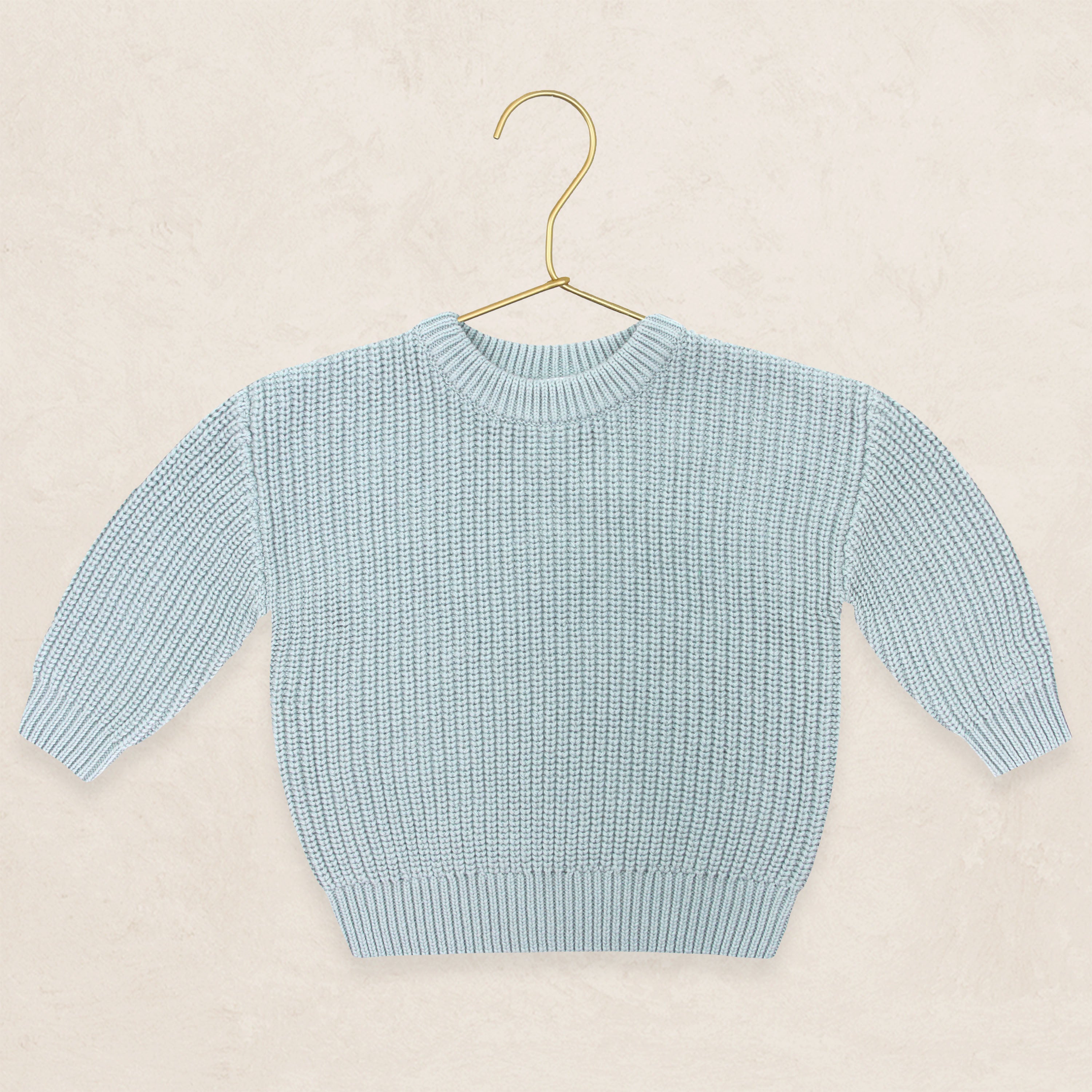Knit Chunky Sweater - Steele