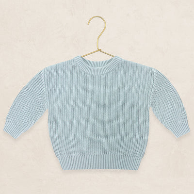 Knit Chunky Sweater - Steele