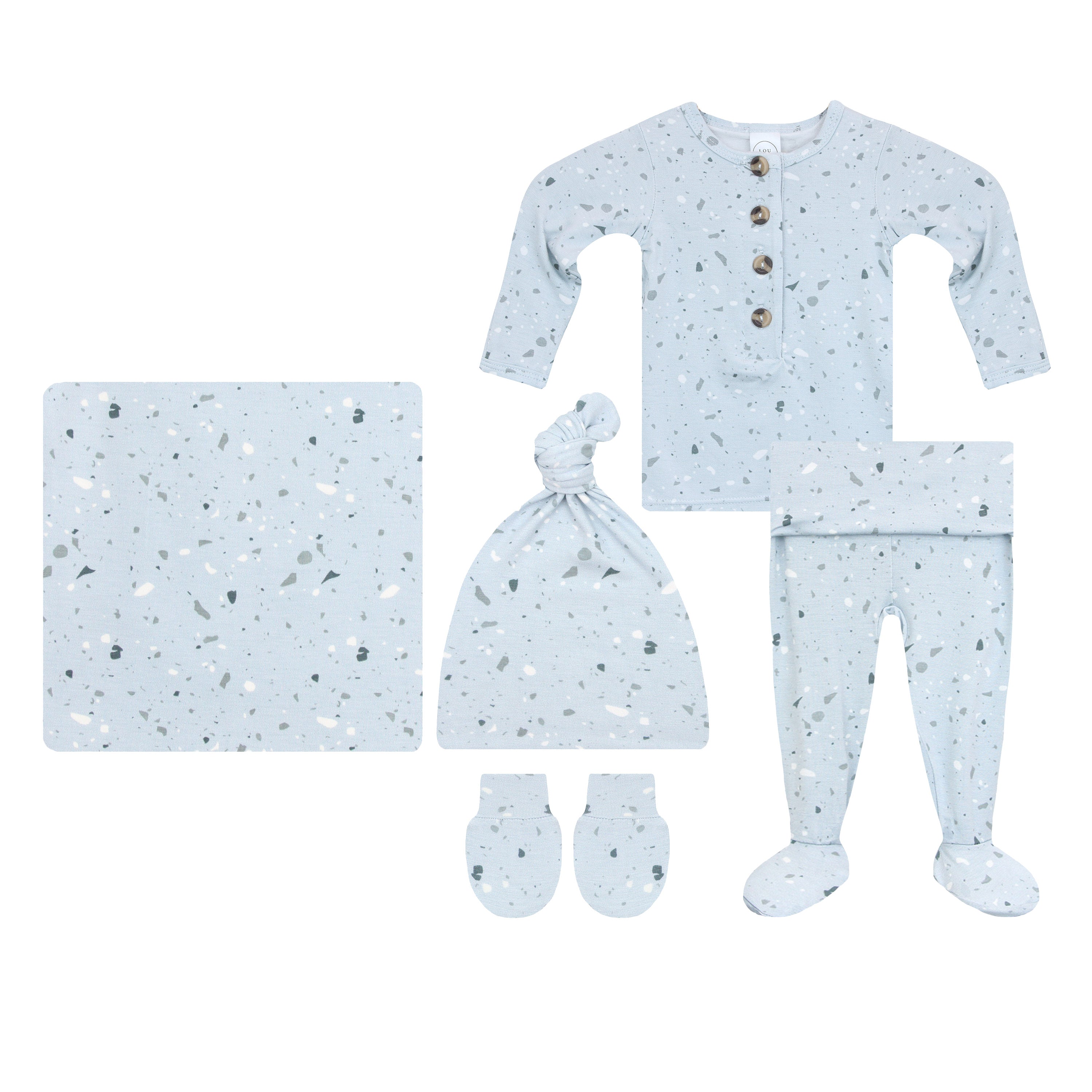 Steele Newborn Hat Bundle (Top + Bottom)