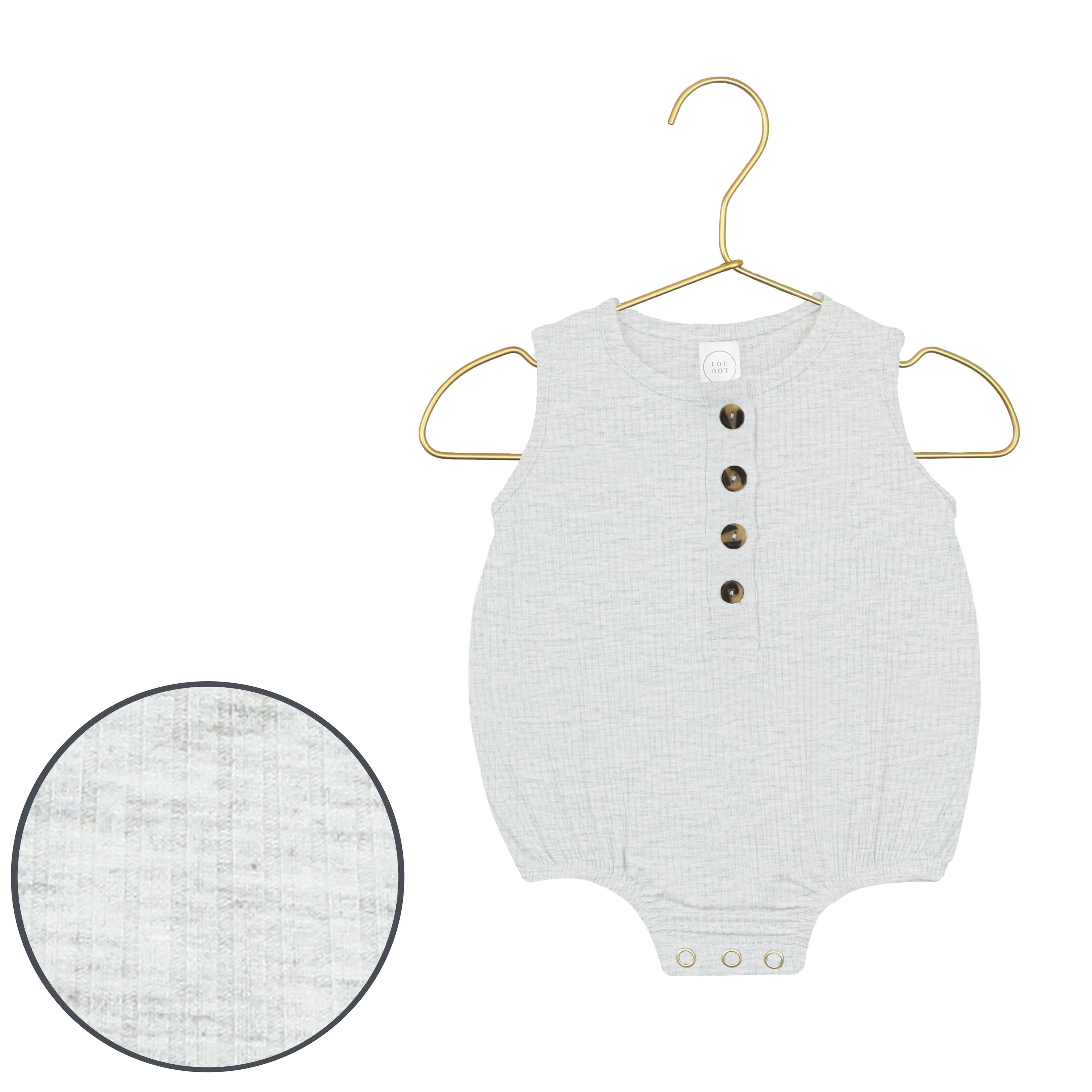 Stevie Ribbed Bubble Romper