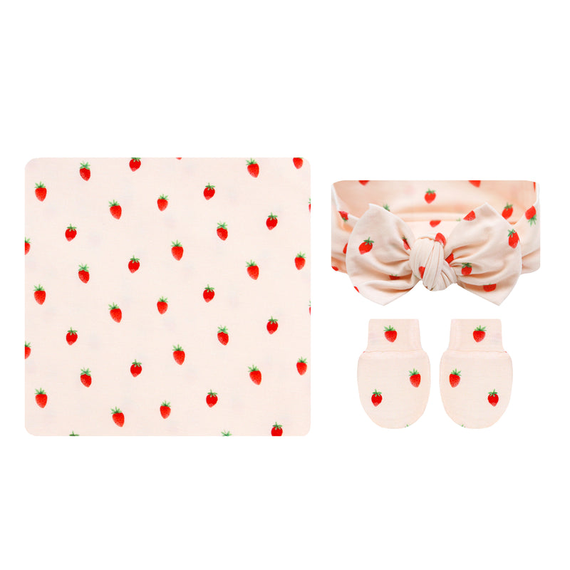 junie strawberry headband bundle product image