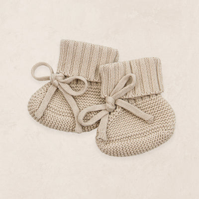 Pre-Order - Knit Booties - Tan