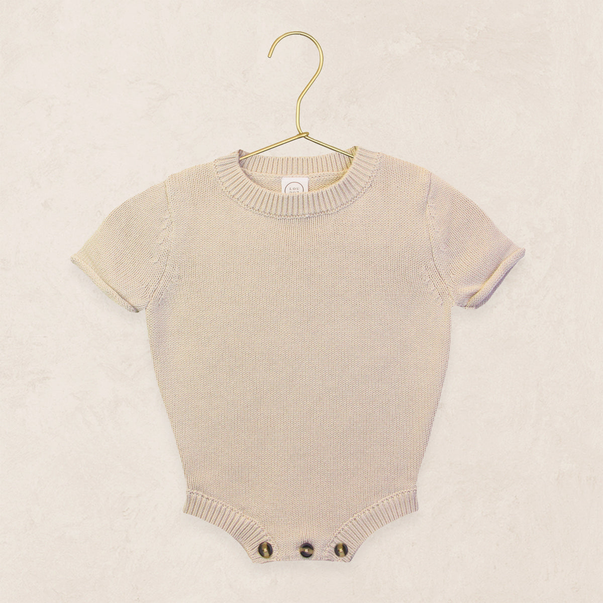 Knit Onesie - Tan
