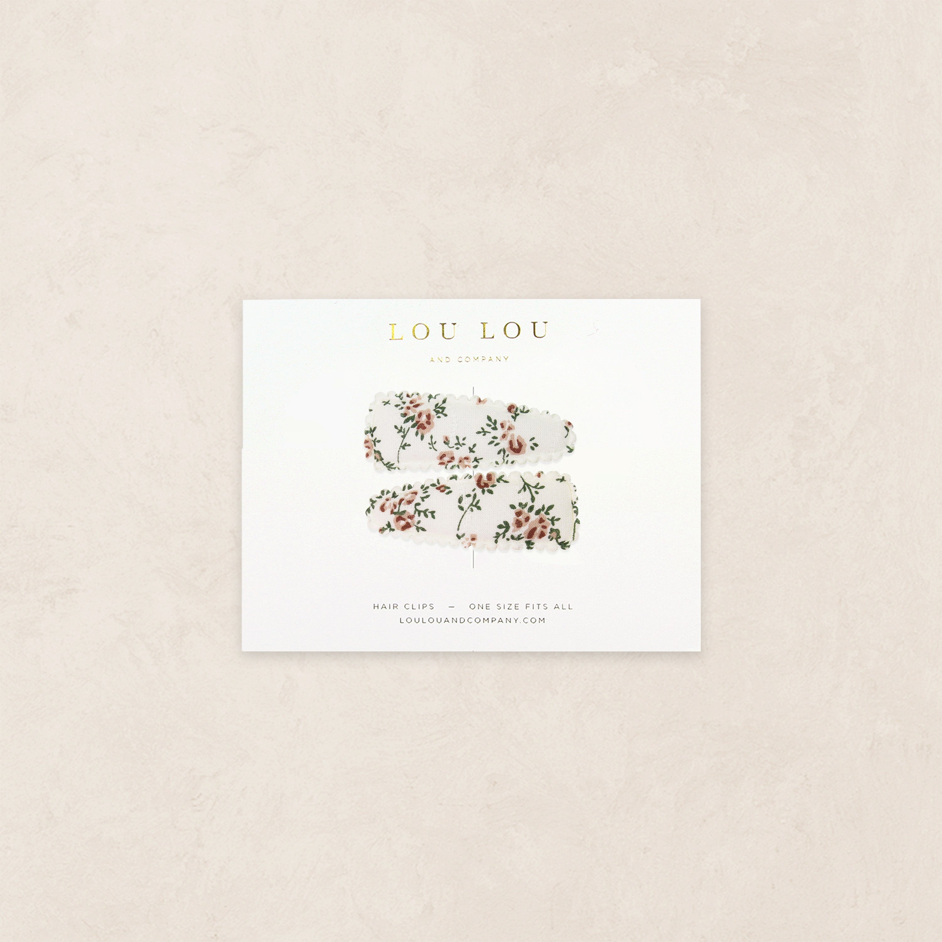 Scallop Snap Pack - Tan Floral