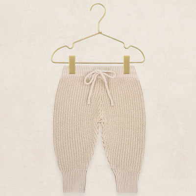 Knit Jogger Pants - Tan