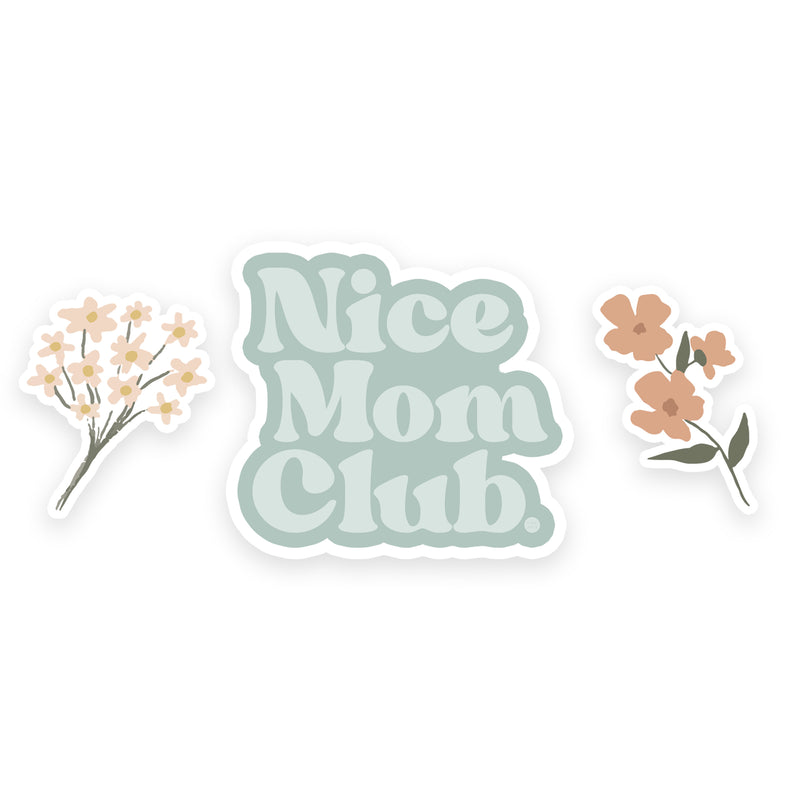 NICE MOM STICKERS | 3 PACK