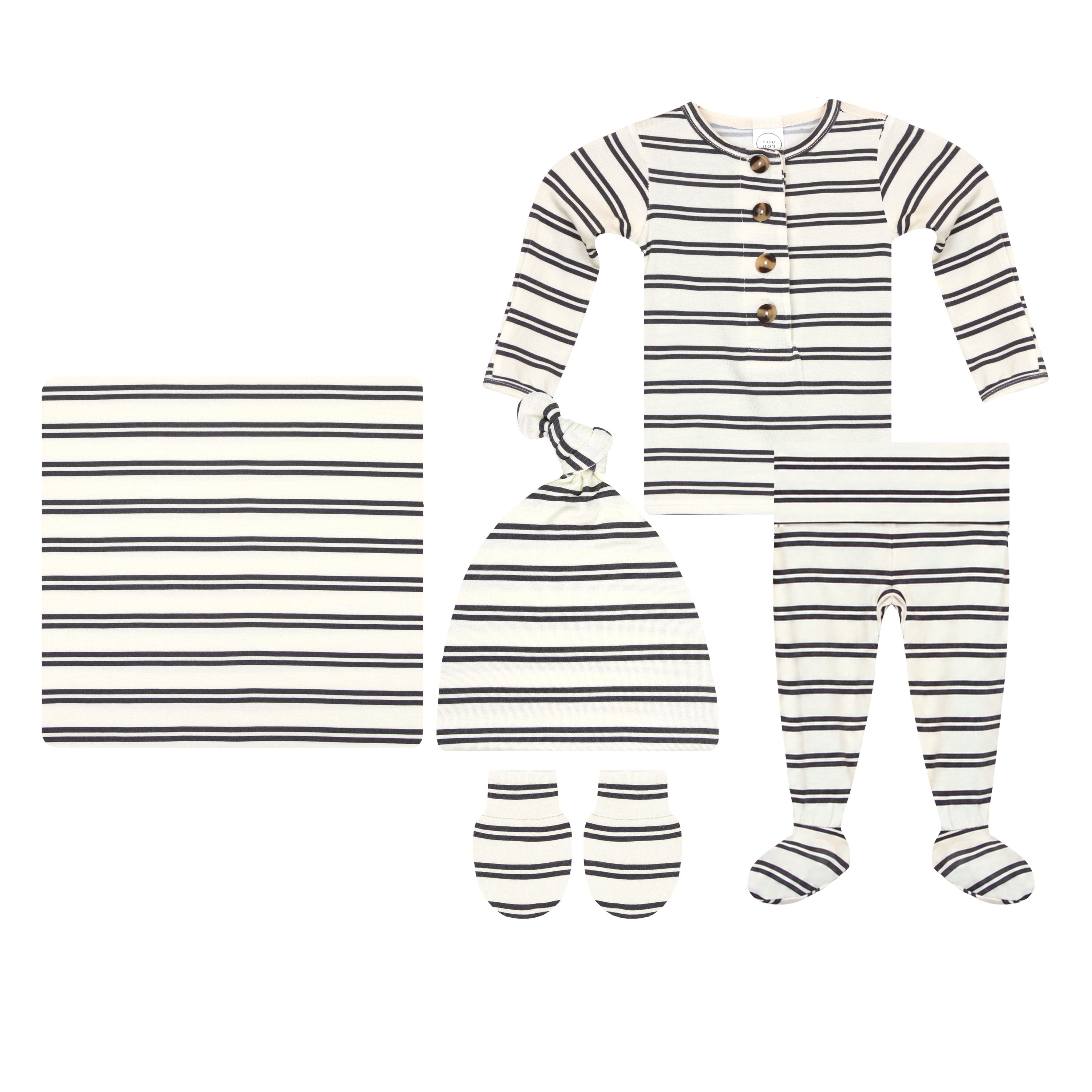Vinnie Newborn Hat Bundle + Top + Bottoms