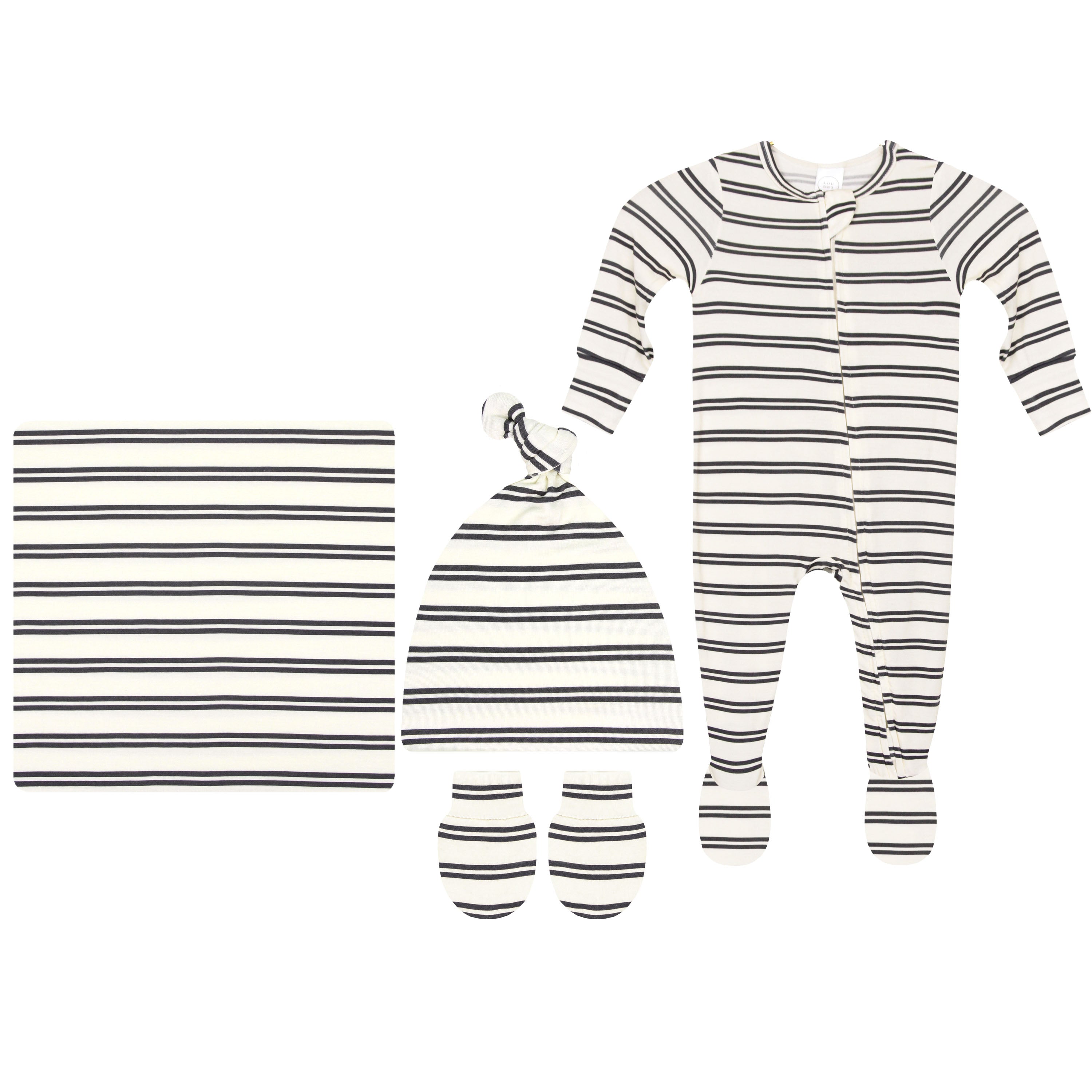 Vinnie Newborn Hat Bundle + Zipper Footie