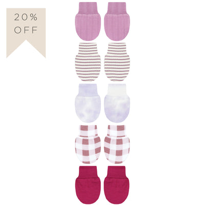 Mitten 5 Pack: Juliet Ribbed