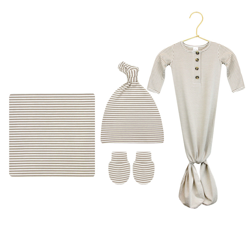 Wesley Newborn Hat Bundle (Gown)