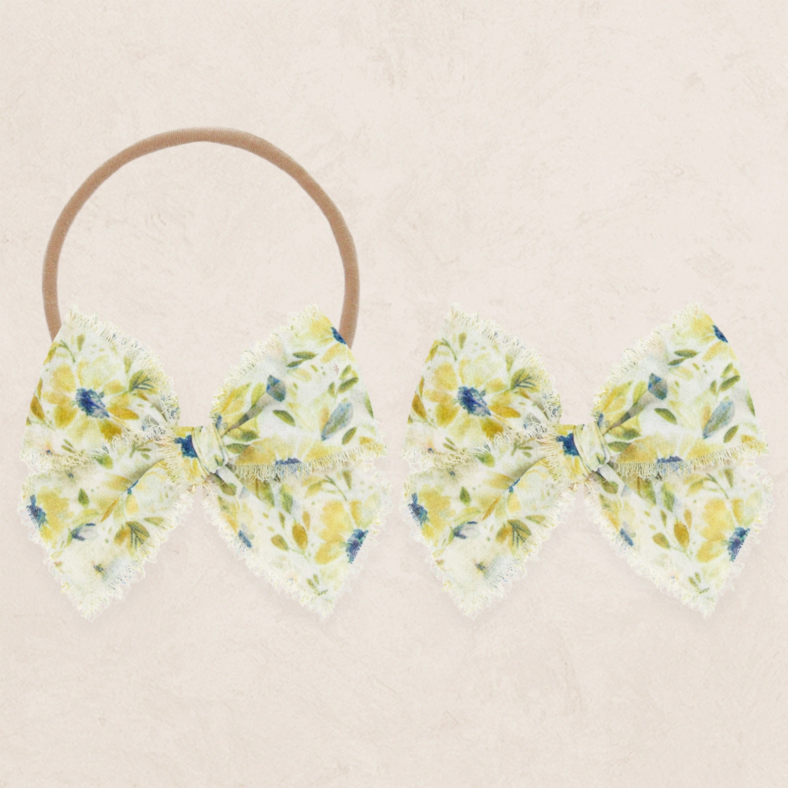 Chiffon Bow - Wildflower
