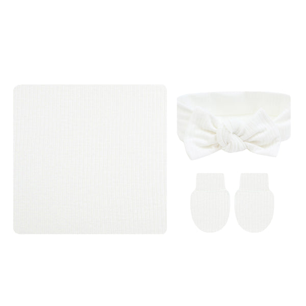 Wren Ribbed Newborn Headband Bundle