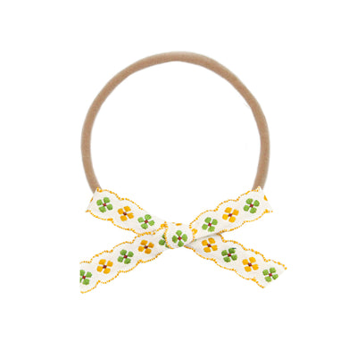 Ribbon Bow - Lucky Clover Headband