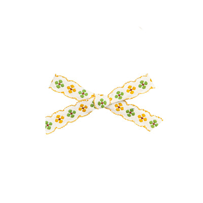Ribbon Bow - Lucky Clover Clip