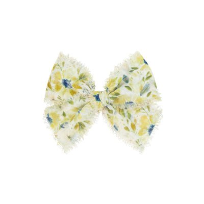 Chiffon Bow - Wildflower Clip