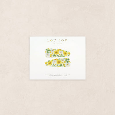 Scallop Snap Pack - Yellow Floral