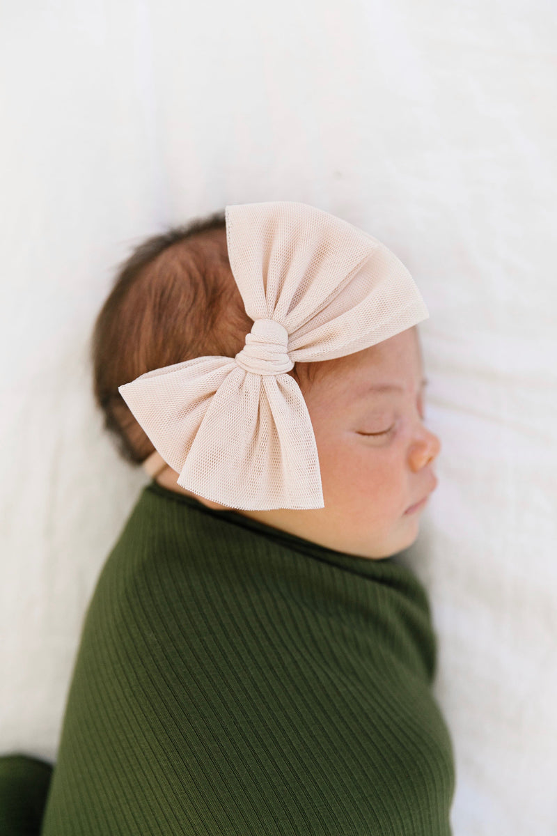 Tristan Ribbed Newborn Headband Bundle