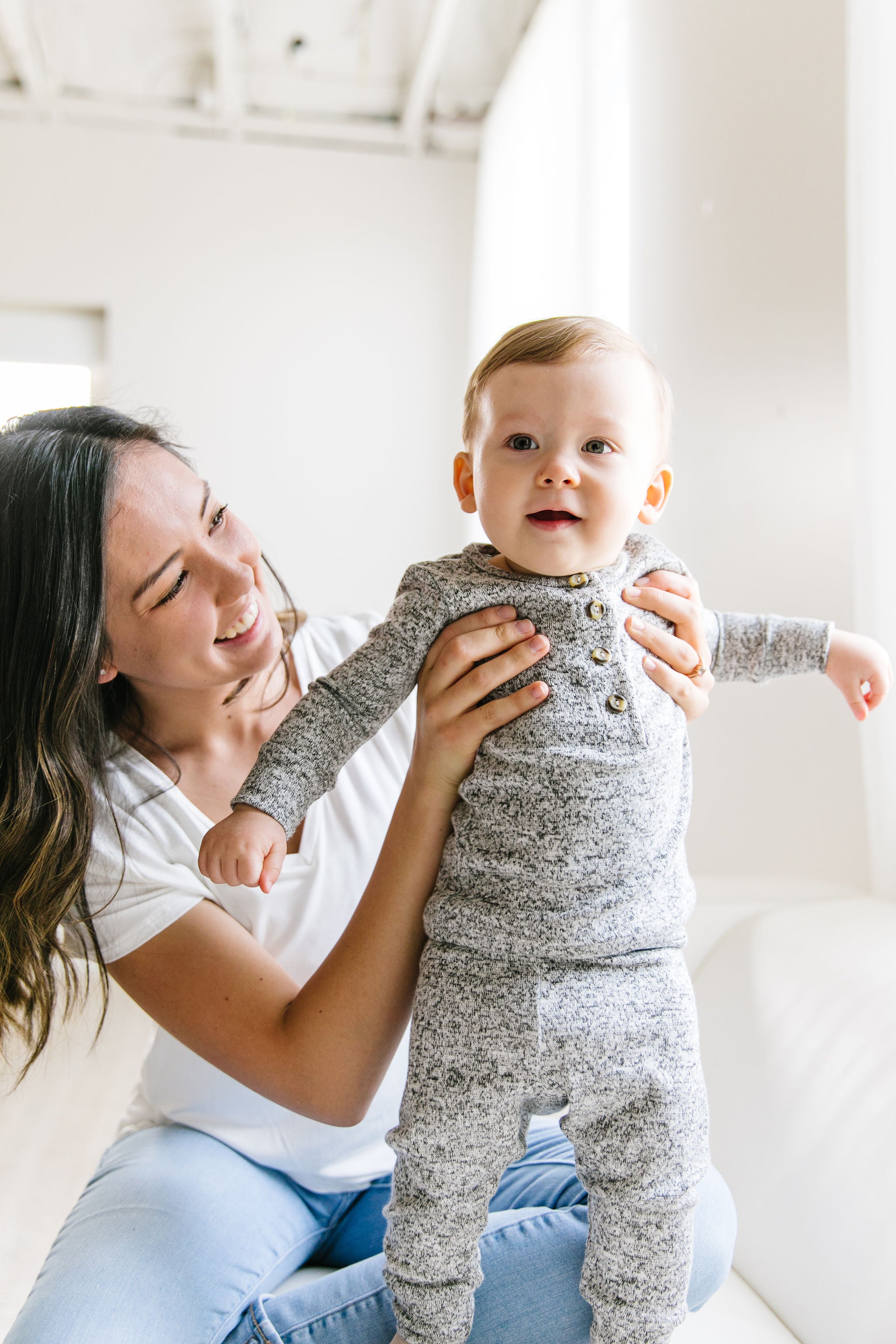 Sam Plush Knit Top + Bottoms