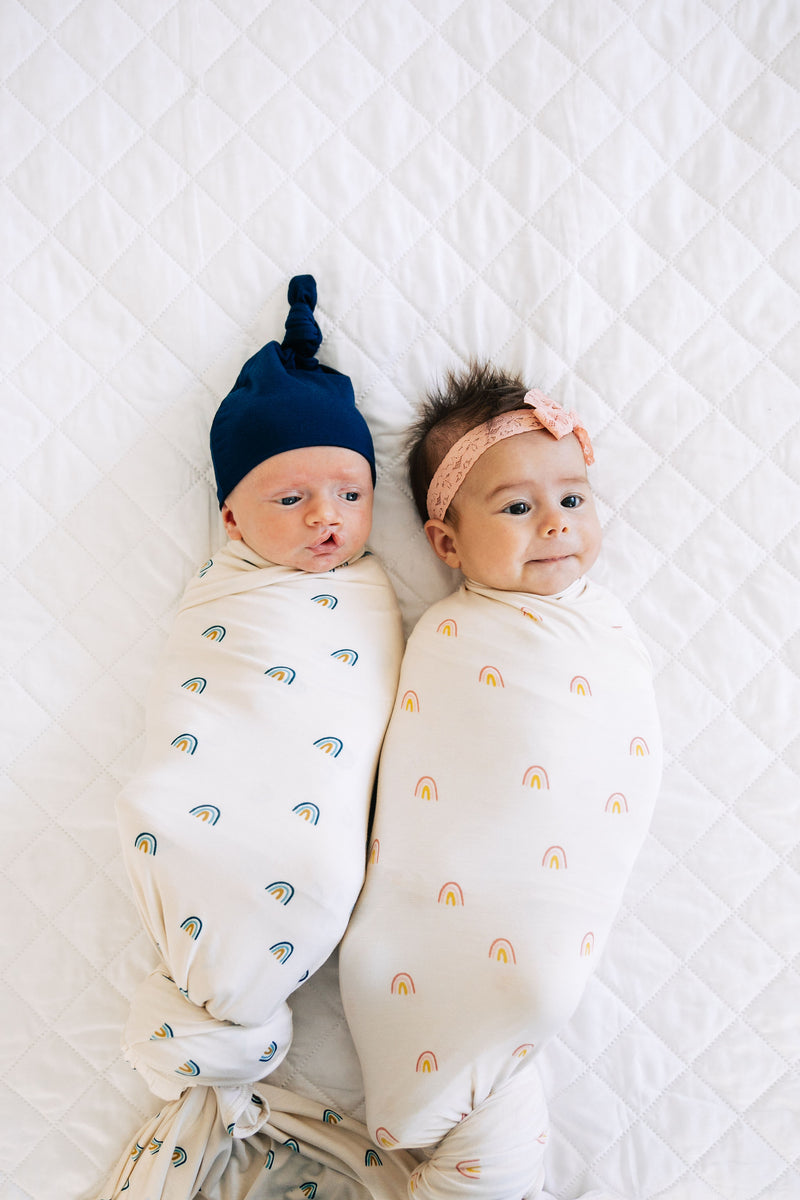 Ezra Newborn Hat Bundle (Gown)