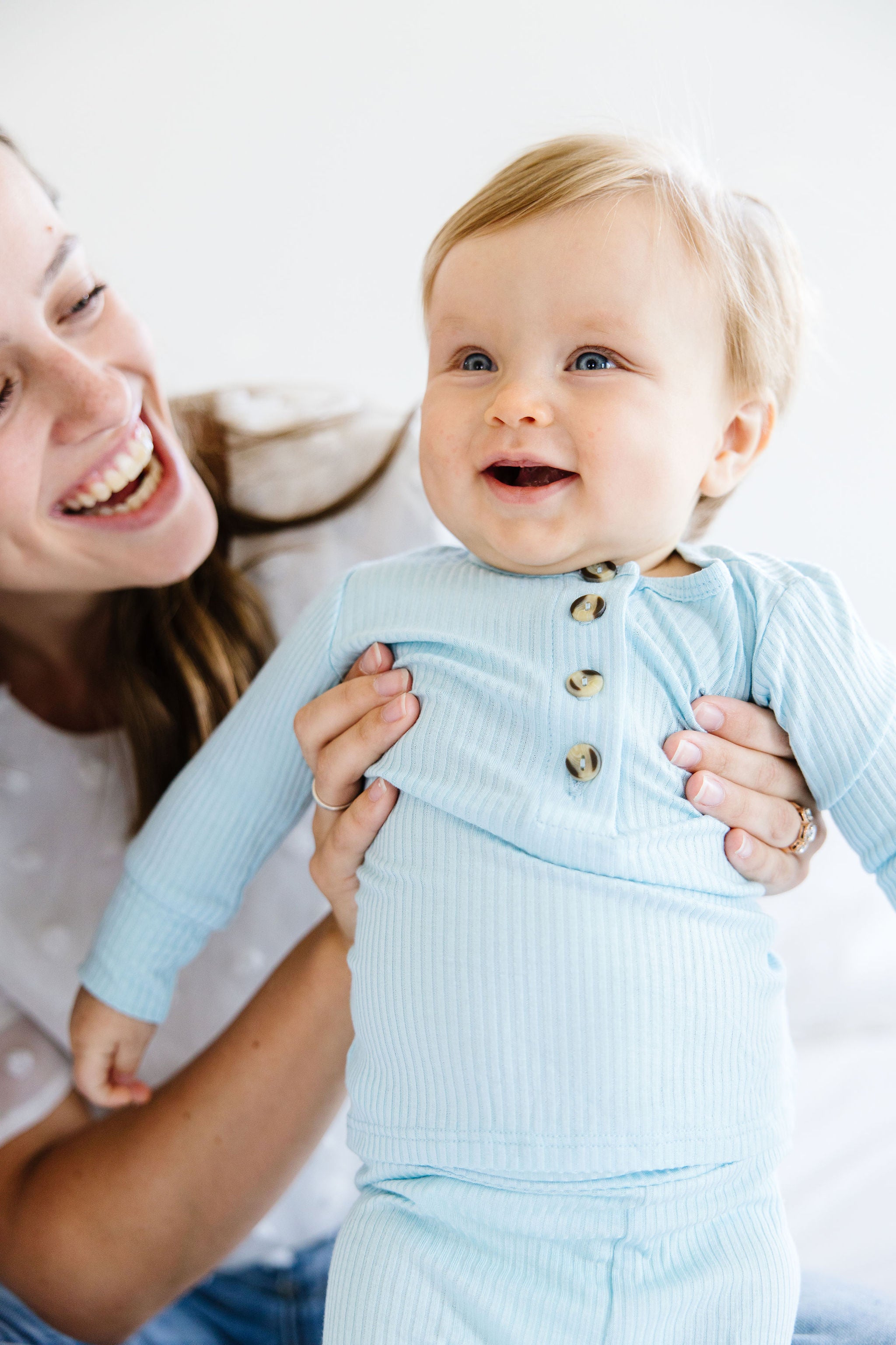 Oliver Ribbed Top + Bottoms