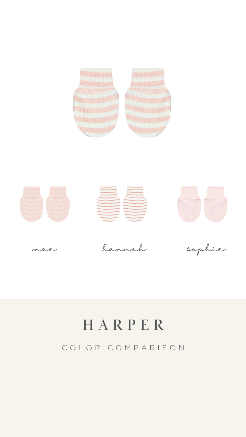 Harper Ribbed No Scratch Mittens