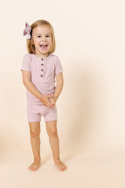 Tessa Ribbed Shortie Set