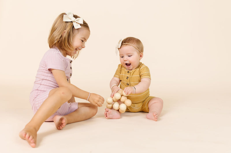 Natural Wood Beaded Toy