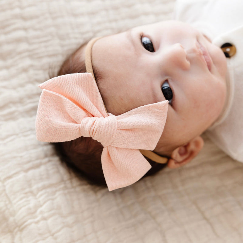 Linen Bow - Ballet Headband