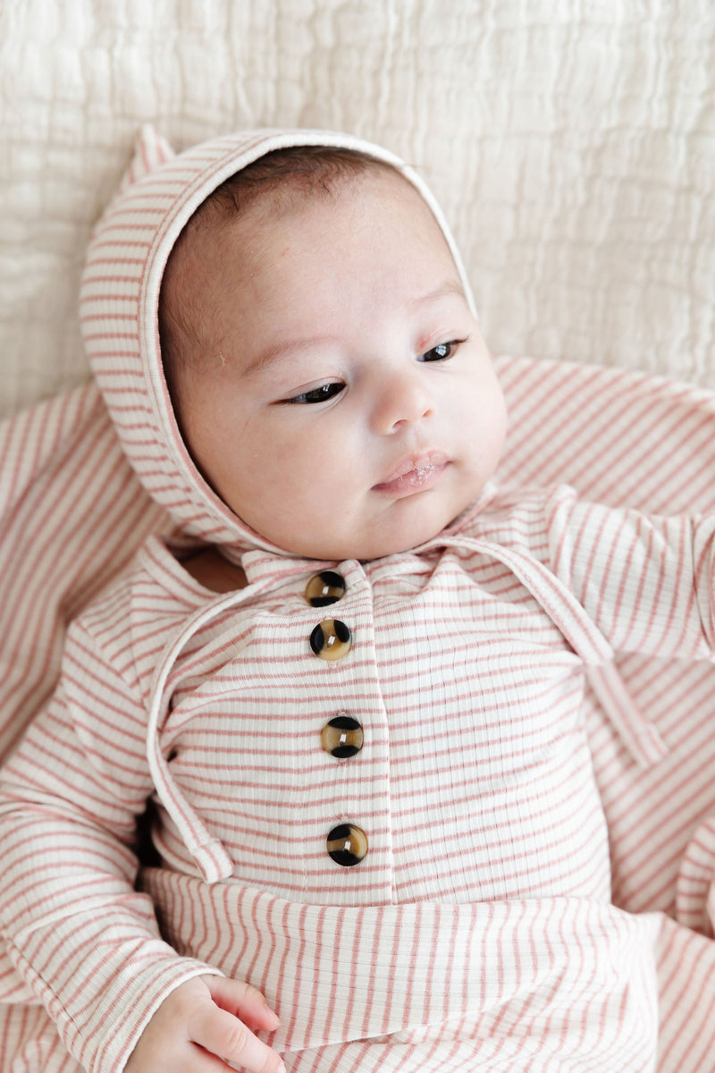 Hannah Ribbed Pixie Bonnet
