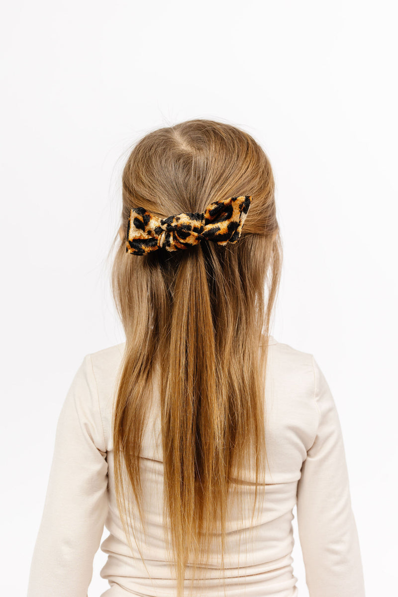 Velvet - Leopard Twist Hair Clip