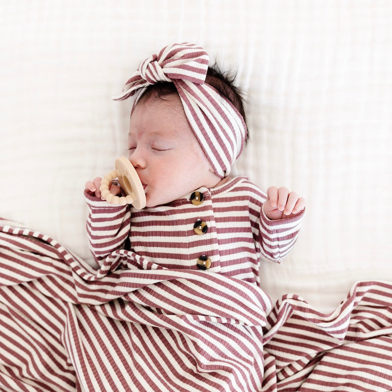 Naomi Ribbed Newborn Headband Bundle