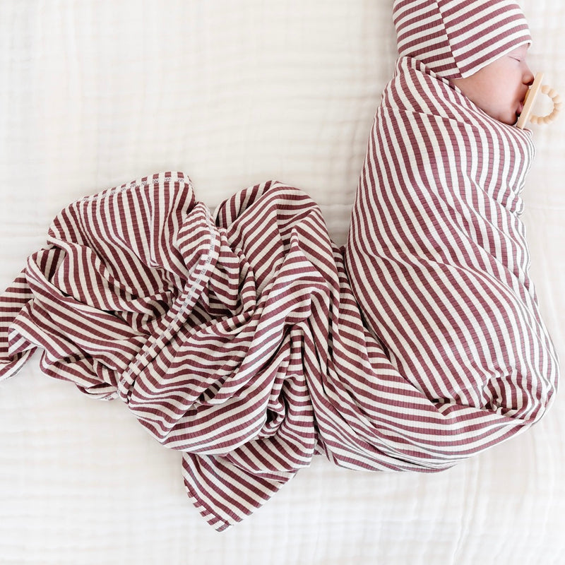 Naomi Ribbed Swaddle Blanket
