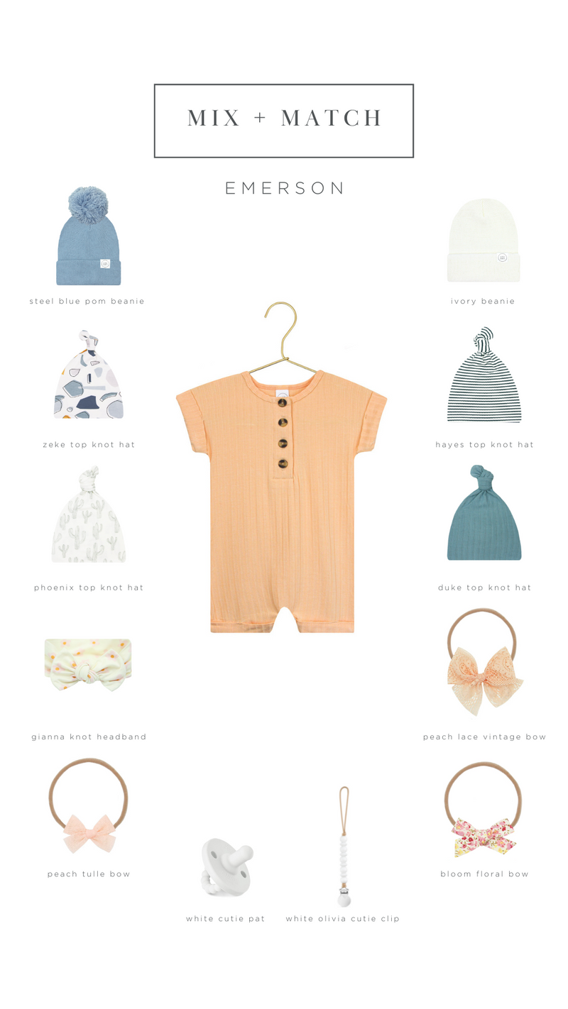 Emerson Ribbed Romper