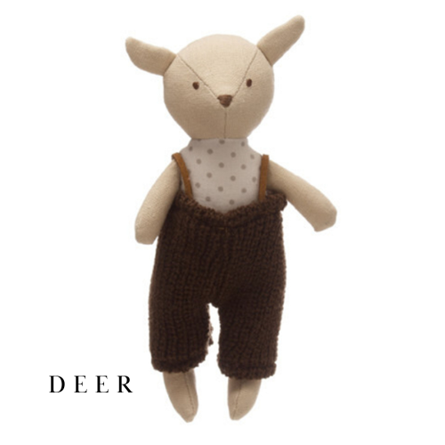Linen Mini Animals in Clothes