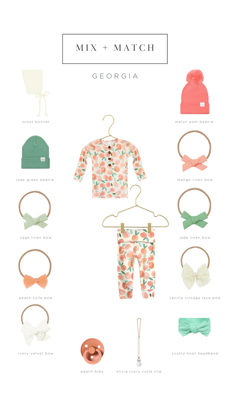 Georgia Newborn Headband Bundle (Gown)